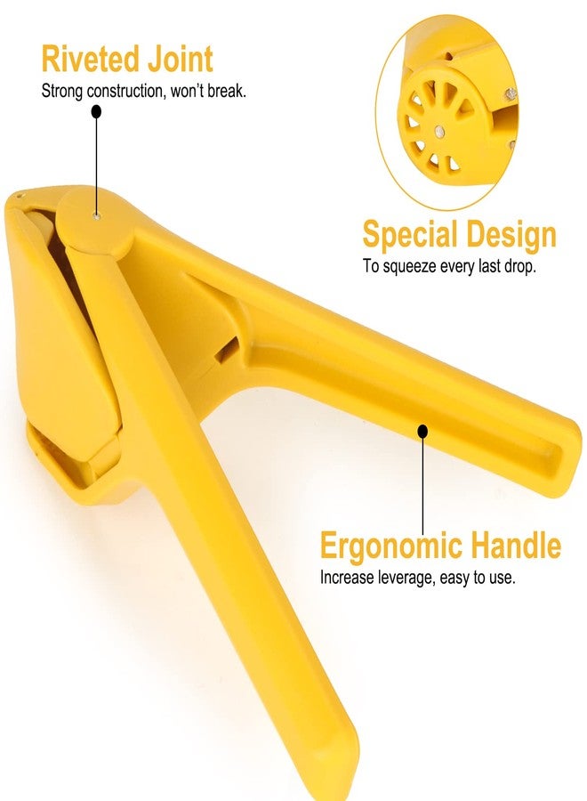 Nicehelper Lemon Squeezer, Lemon Juicer Hand Lime Squeezer, Nicehelper Large Manual Citrus Press That Folds Flat for Space, Ergonomic Design with Sideways Pivot, Easy to Use, for Lemon, Lime, Cirtus, Fruit - Image 5